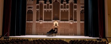 View of the Merrill stage from seat Terrace 2 Row C Seat 11