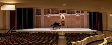 View of the Merrill stage from seat Terrace 2 Row G Seat 4