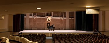 View of the Merrill stage from seat Terrace 3 Row G Seat 14