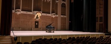 View of the Merrill stage from seat Terrace 4 Row C Seat 15